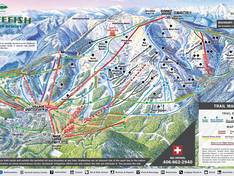 Plan des pistes Whitefish Mountain Resort