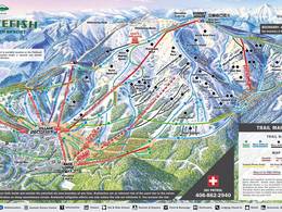 Plan des pistes Whitefish Mountain Resort