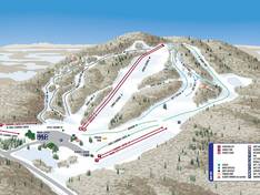 Plan des pistes Willard Mountain – Greenwich
