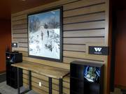 Toilettes exclusives dans le domaine skiable