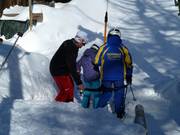 La perche du téléski est remise