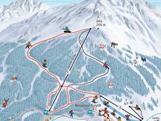 Plan des pistes Aela – Maloja