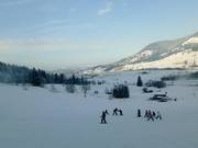 Pistes faciles aux remontées mécaniques du Wank