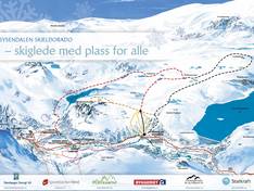 Plan des pistes Sysendalen – Eidfjord