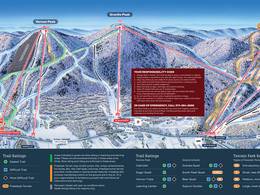 Plan des pistes Mountain Creek – Vernon