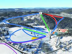 Plan des pistes Aichelberglifte – Karlstift (Bad Großpertholz)