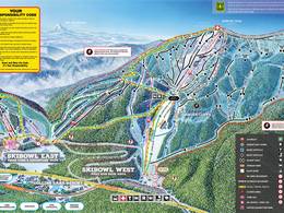 Plan des pistes Mt. Hood Skibowl