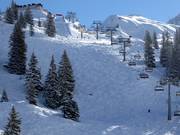 Pentes raides au télésiège Nova