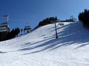 Piste difficile Direttissima au télésiège Turrachbahn