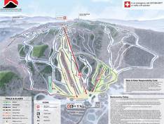 Plan des pistes Black Mountain – Rumford