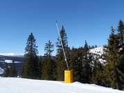 Lance à neige à Kvitfjell