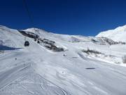 Larges pistes au télésiège Alpkogel