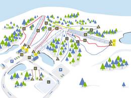 Plan des pistes Milzkalns