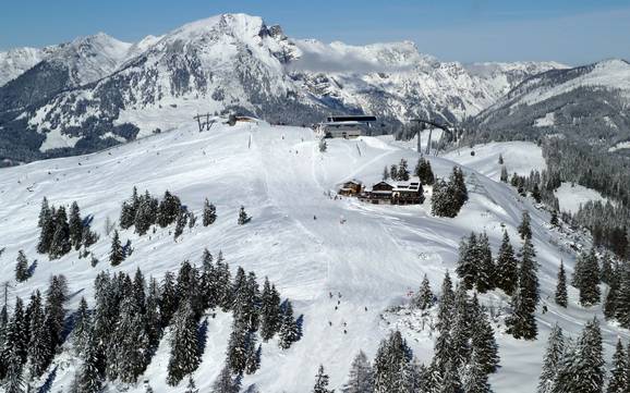 Skier à Russbach am Pass Gschütt