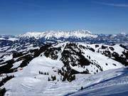 Vue sur le Wilder Kaiser depuis le Steinbergkogel