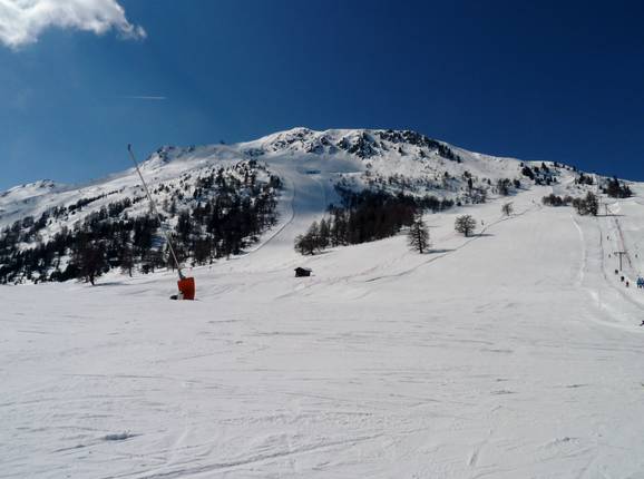 Vue sur les pistes Ethérolla