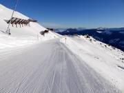 Départ des pistes au télésiège panoramique Geols