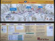 Plan des pistes de ski de fond