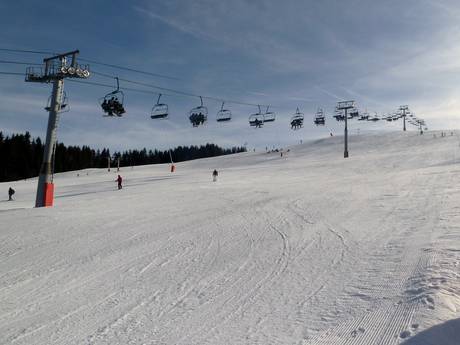 Alpes occidentales: Taille des domaines skiables – Taille Les Portes du Soleil – Morzine/Avoriaz/Les Gets/Châtel/Morgins/Champéry