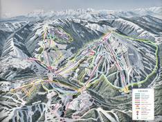 Plan des pistes Yellowstone Club