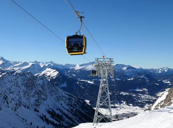 Nebelhornbahn 2 (Seealpe-Höfatsblick) - 10 places | Télécabine (bicâble à mouvement unidirectionnel)