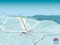 Plan des pistes Dombås