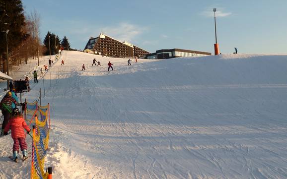Domaines skiables pour les débutants dans l' arrondissement Vogtlandkreis – Débutants Schöneck (Skiwelt)