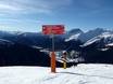 Alpes du Plessur: indications de directions sur les domaines skiables – Indications de directions Jakobshorn (Davos Klosters)