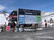 Panneau d'information près de la Red Pine Gondola