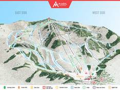 Plan des pistes Magic Mountain