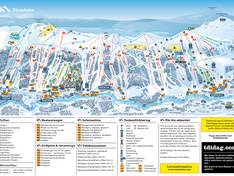 Plan des pistes Tänndalen