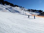 Espace débutant avec téléski à corde à Grasgehren