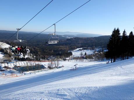 Pologne sud-occidentale: Taille des domaines skiables – Taille Zieleniec