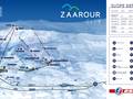 Plan des pistes Zaarour