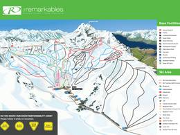 Plan des pistes The Remarkables