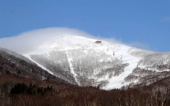 Skier près de Shintoku