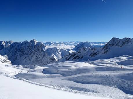 Fiabilité de l'enneigement Garmisch-Partenkirchen – Fiabilité de l'enneigement Zugspitze