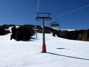 Le long télésiège six places Samson