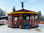 Lieu recommandé pour l'après-ski : Bar extérieur près de la gare aval