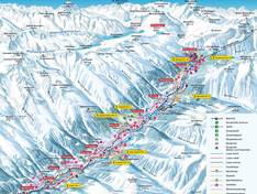 Plan des pistes Münster-Geschinen