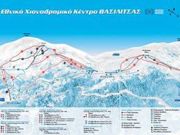 Plan des pistes Vasilitsa