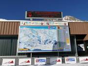 Panneau informatif sur le glacier de Rettenbach