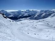 Vue de Dadens vers Parlets