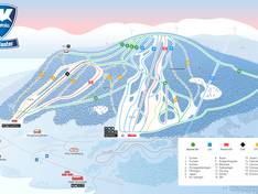 Plan des pistes Klimpfjäll