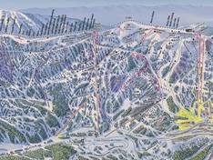 Plan des pistes Wolf Creek