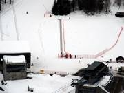 Petite pente d'entraînement à la station de vallée Stafal