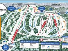 Plan des pistes Spirit Mountain
