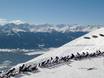 Massif du Karwendel: Évaluations des domaines skiables – Évaluation Nordkette – Innsbruck