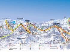 Plan des pistes Hochkönig – Maria Alm/Dienten/Mühlbach