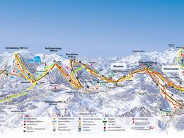 Plan des pistes Hochkönig – Maria Alm/Dienten/Mühlbach